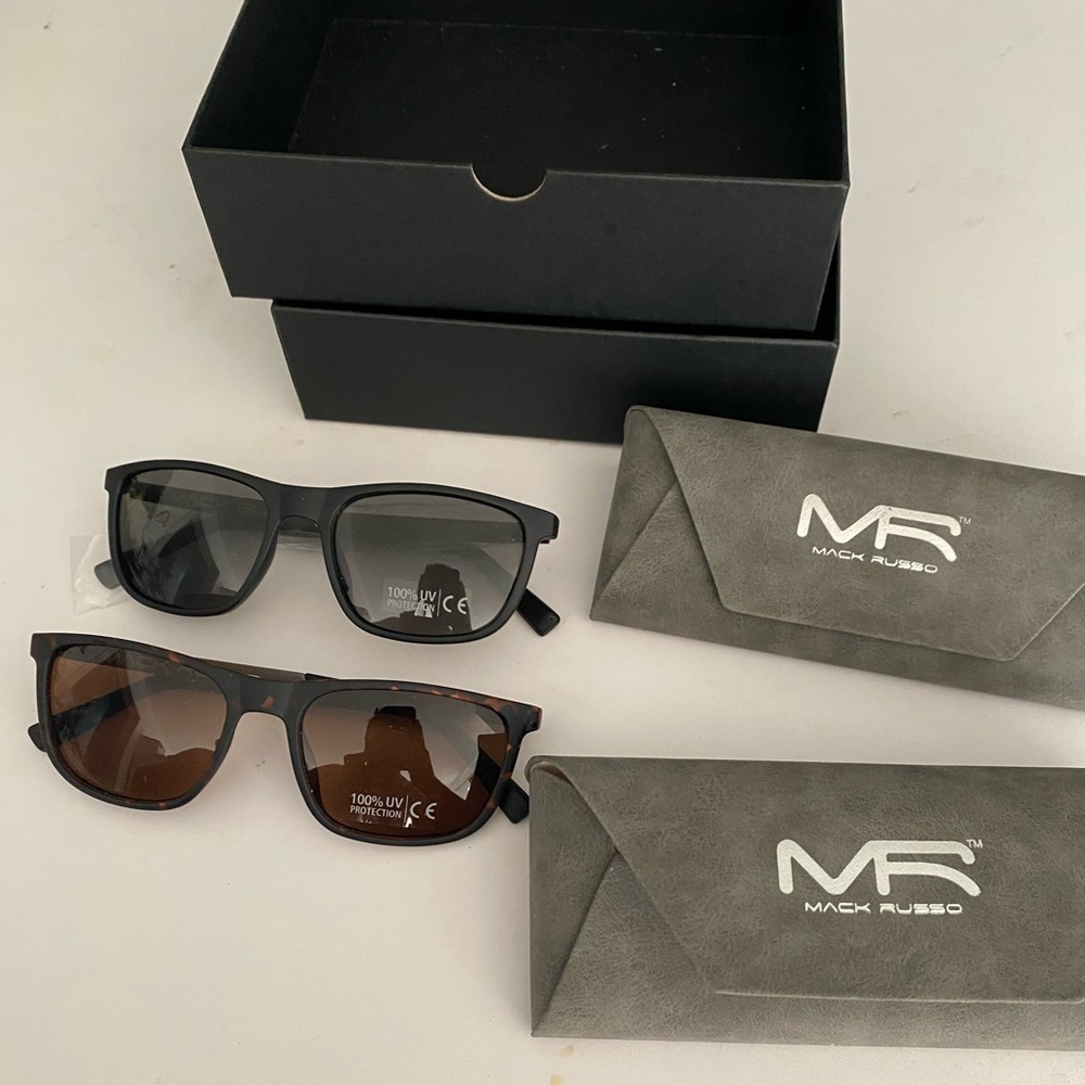 Set of 2 Sunglasses Mack Russo 100% UV Protection